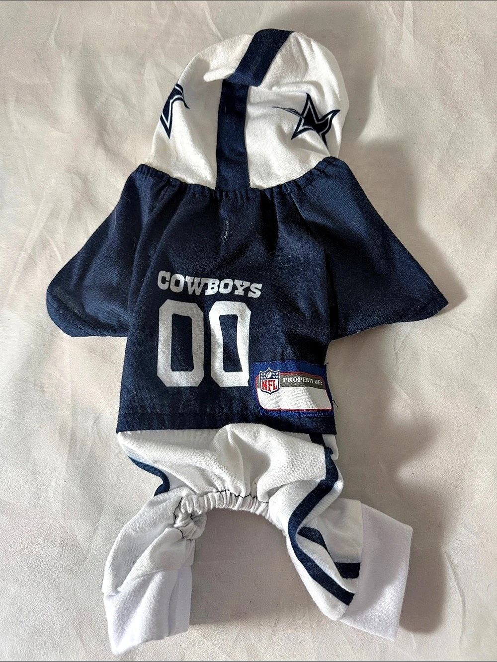 NFL Dallas Cowboys dog costume Dog Costume Blue & White Small